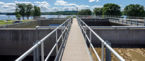 Exterior View of Barry’s Bay Water Pollution Control Plant Treatment Walkway