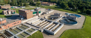 View of Brockville Treatment Process from Above