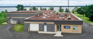 View of Morrisburg Wastewater Treatment Plant Front Entrance