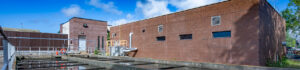 Wide view of North Bay Grit Removal Facility Exterior Treatment Process